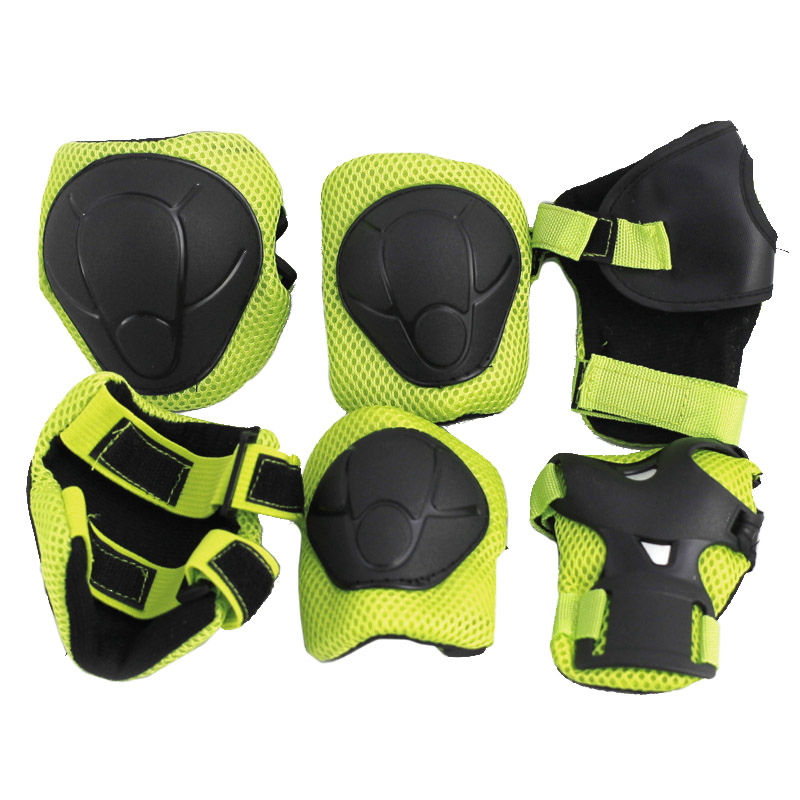 Special soft 4-7 years old children's skateboard roller skating riding sports protective gear 6-piece set of knee pads, elbow pads, palm pads, small size