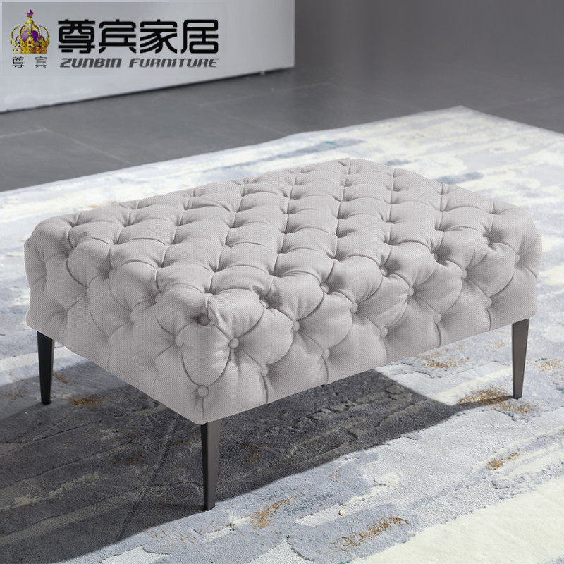 Sofa pedal cloth art stool changing shoes stool Shoes Bed Tailstool Minima Square Foot room Short stool Bedroom Bench bedroom Makeup Stool