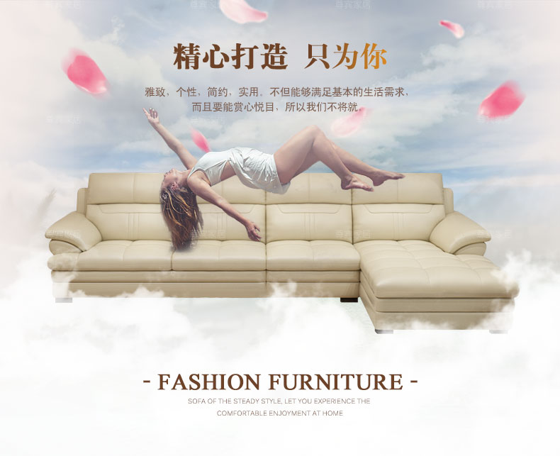 Tôn trọng Bin sofa da hiện đại nhỏ gọn lớp đầu tiên của phòng khách sofa da góc da sẵn sàng Đồ 660 - Ghế sô pha sofa phòng khách nhỏ giá rẻ