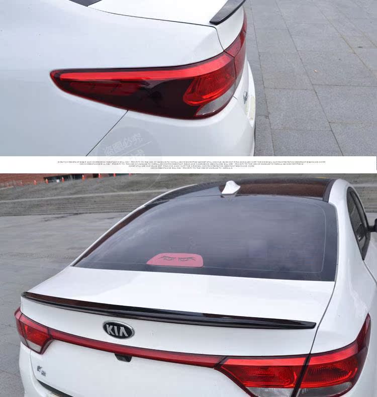 Kia K2 phía sau cánh sau thế hệ mới Kia K2 sửa đổi ngoại thất đặc biệt với đuôi sơn áp lực mà không cần lắp đặt cánh lướt gió mazda 2