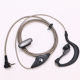 Kuailixun small walkie-talkie headset mini spiral headphone cable single-hole ear-hook headset wheat cable T head 2.5mm