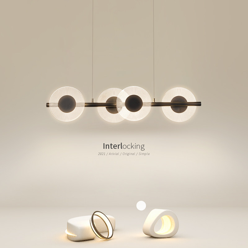 Nordic Dining Room Chandelier Shop Golden Modern Minima Commercial Table Dining Room Bar Desk Front Desk Creative Personality Dining