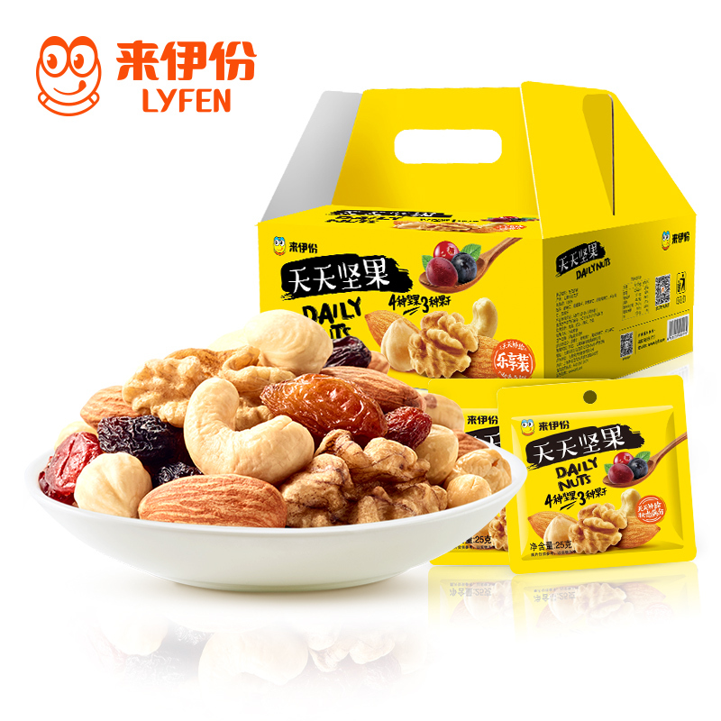 【来伊份】天天坚果乐享装750g