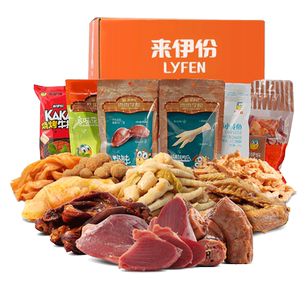 双重优惠：29.9元包邮 来伊份 零食大礼包918g（多套餐可选）
