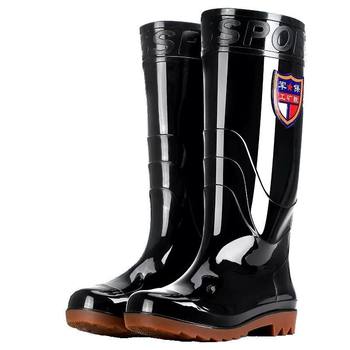 Men's waterproof and non-slip high rain boots size 46-50