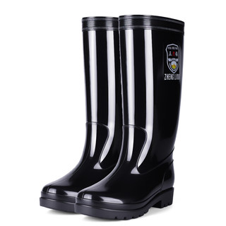 高筒劳保男士雨鞋短雨靴防水防滑加厚绒套耐酸碱特高水鞋厨房胶靴