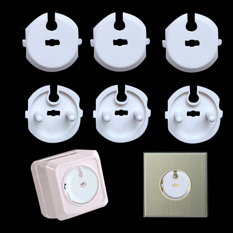French safety protection against electric shock socket protection cover household French power supply protection 2 hole socket cover