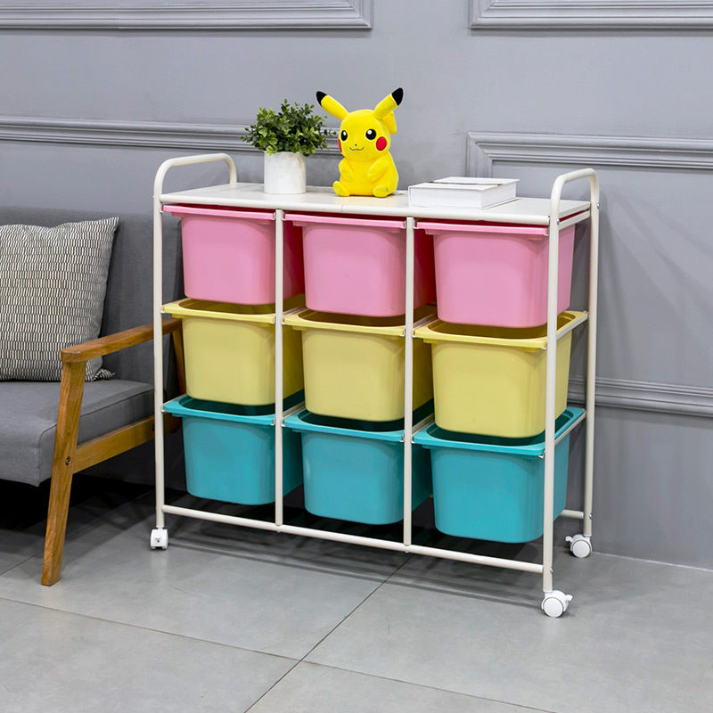 Toy Containing Layer Rack Large Capacity Baby Living Room Sloth Corner Finishing Storage Home Drawer Children's House Bookcase