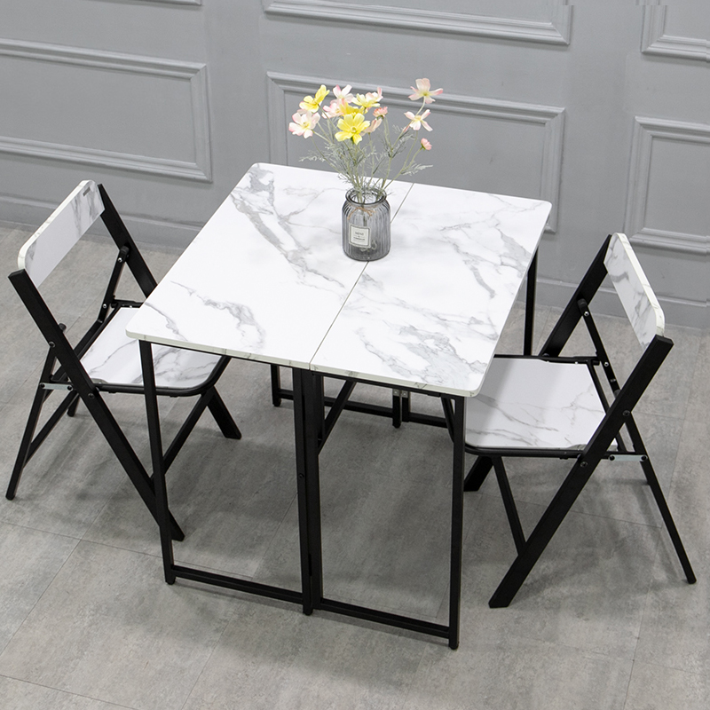 Folding table simple small square table home folding table portable square dining table square dining table minimalist table