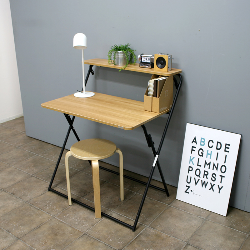 Outdoor portable stall folding table home computer desk desk desk study table folding desk small square table