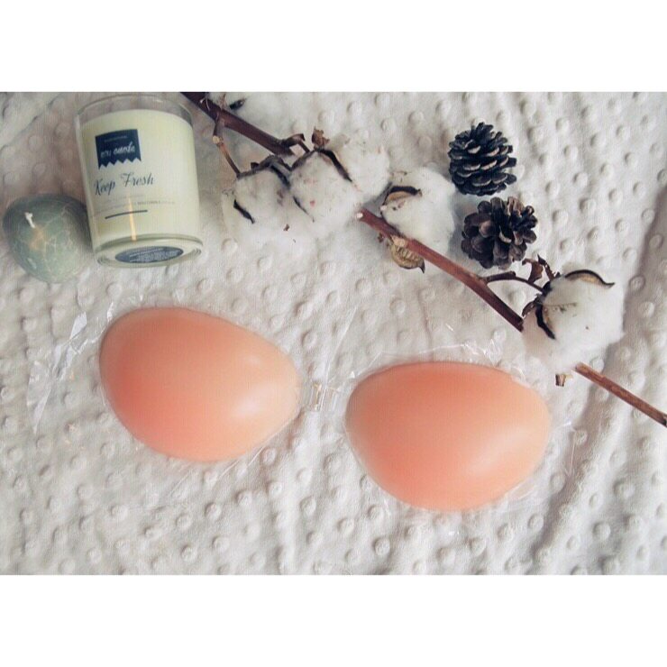 Breast enlargement silicone invisible waterproof no trace gathering underwear bikini swimsuit paste bra with shoulder straps chest pad chest patch
