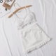 Bộ đồ bơi liền mảnh bikini trắng nhỏ nhắn của Hàn Quốc, nữ ngực nhỏ tụ tập, bộ đồ bơi xuân thanh mảnh