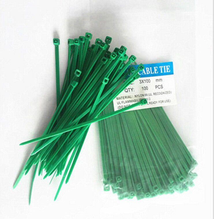 Nylon cable tie a 10cm per pack of 100 plastic bundled wires with plant wall fixed cable tie bundled rope