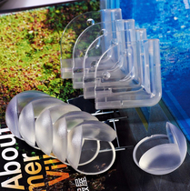 Childrens table corner anti-collision corner protection baby coffee table glass table right angle anti-bump baby safety silicone protective cover