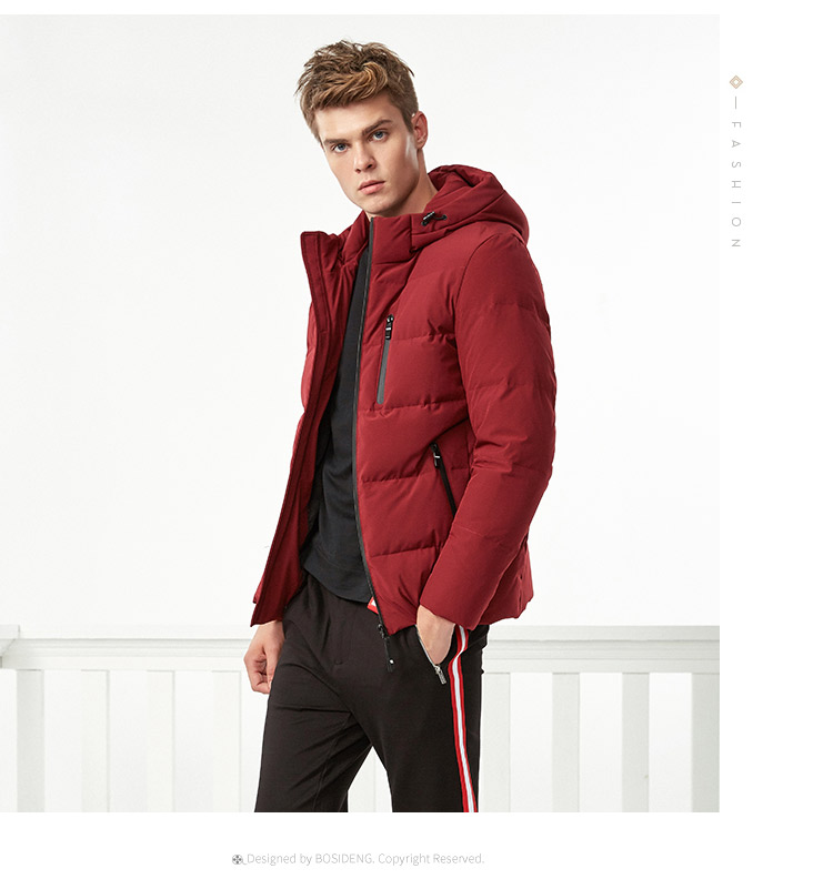 Blouson homme BOSIDENG    en Nylon - Ref 3123148 Image 17