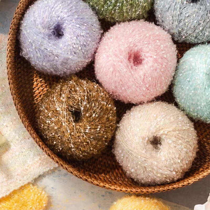 Dai New Product Floral Hand-Mixed Yarn Handmade DIY Yarn Ball Wool Yarn Butterfly Yarn Loop Yarn for Knitting Clothes and Hats Dai New Product Floral Hand-Mixed Yarn Handmade DIY Yarn Ball Wool Yarn Butterfly Yarn Loop Yarn for Knitting Clothes and Hats