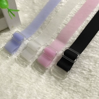 Full 8.8 Silicone Dây đeo vai vô hình Mở rộng Dây đeo trong suốt Áo ngực có thể điều chỉnh Đồ lót có chống trượt áo lót 3 dây