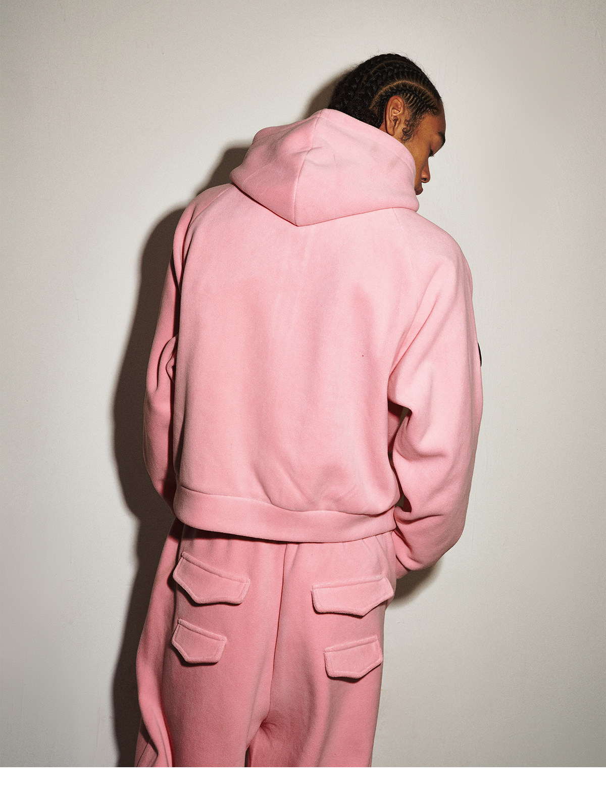 MEDM Fleece Zip-Up Hoodie and Drawstring Pants