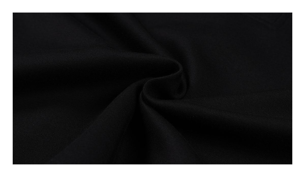 MEDM Half-Placket Collar Pullover Sweatshirt