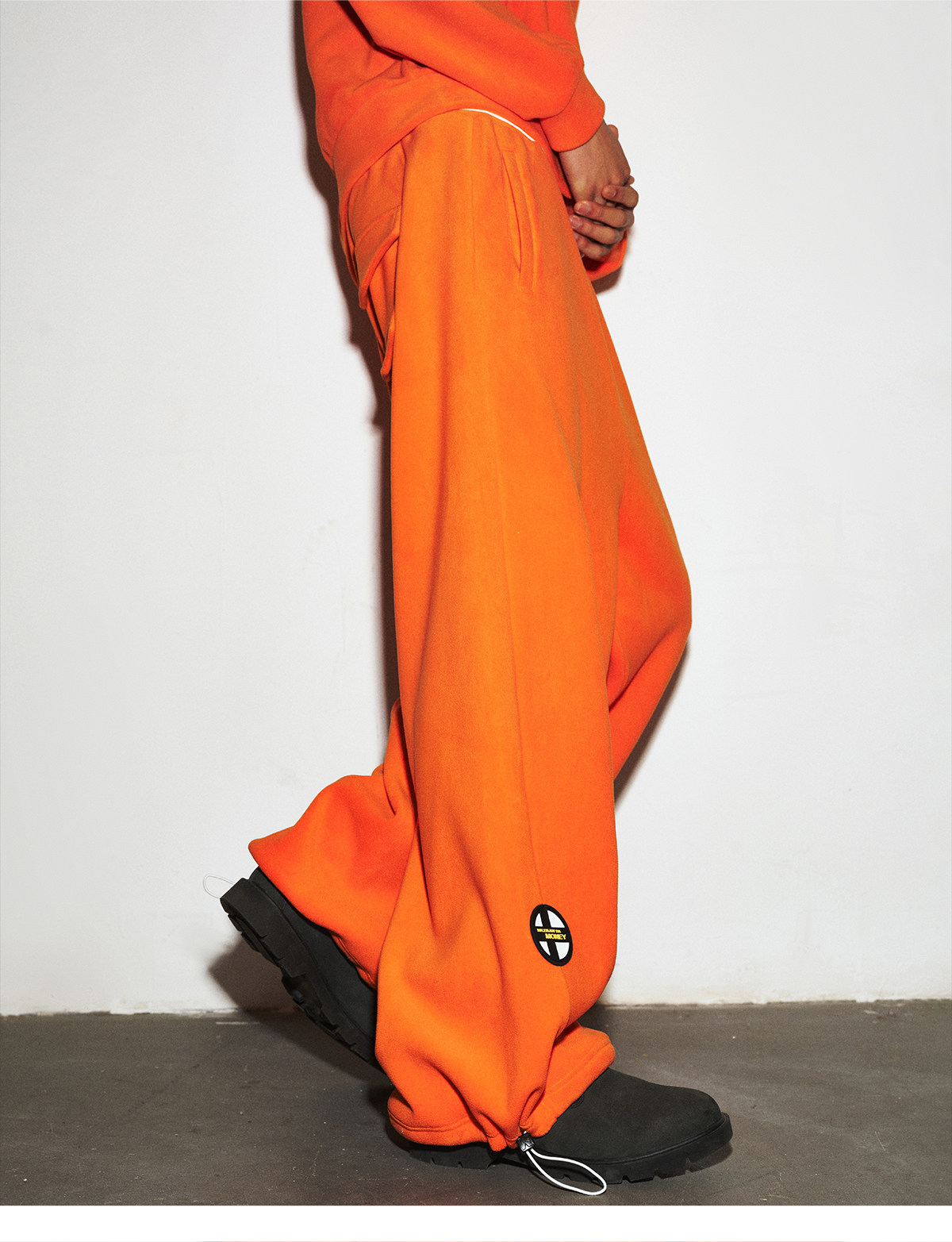 MEDM Fleece Zip-Up Hoodie and Drawstring Pants