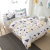 Hua Jintian gia đình giường Bốn bông cotton 1.5 / 1.8m đôi đơn chăn giường ký túc xá bộ - Bộ đồ giường bốn mảnh chăn ga gối đệm cao cấp Bộ đồ giường bốn mảnh