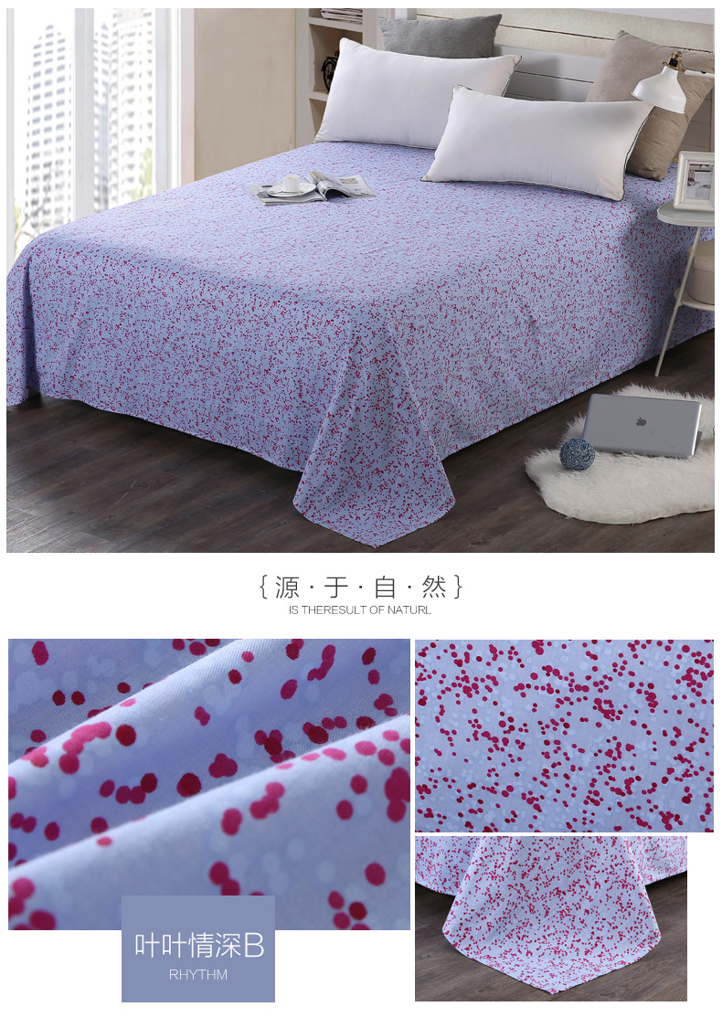 [Clear] cotton giường đơn bông quilt mảnh duy nhất tăng bông đơn sinh viên đôi sọc 1.5 1.8