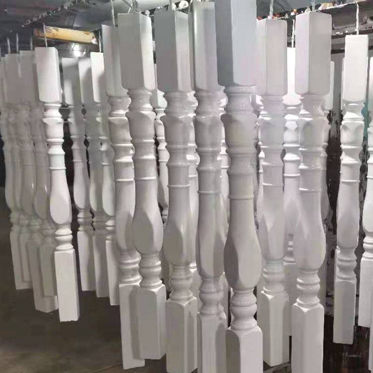 Manufacturer direct water curu solid wood stairway stair upright post handrail floating window railing barrier enclosure elbow-Taobao