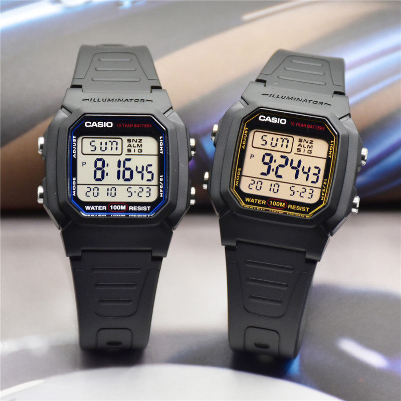 Japanese Casio Ten Year Power Student Fashion Sports Watch W 800h 1a Hg 9a Hm 2a 3a 7a