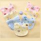 5/10 baby velvet bibs waterproof concealed buckle children's salva napkin baby meal pocket infant bib