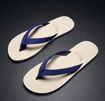 Slippers mens summer flip-flops fashion outer wear 2021 new angle personality trend cloth belt mens sandals beach shoes