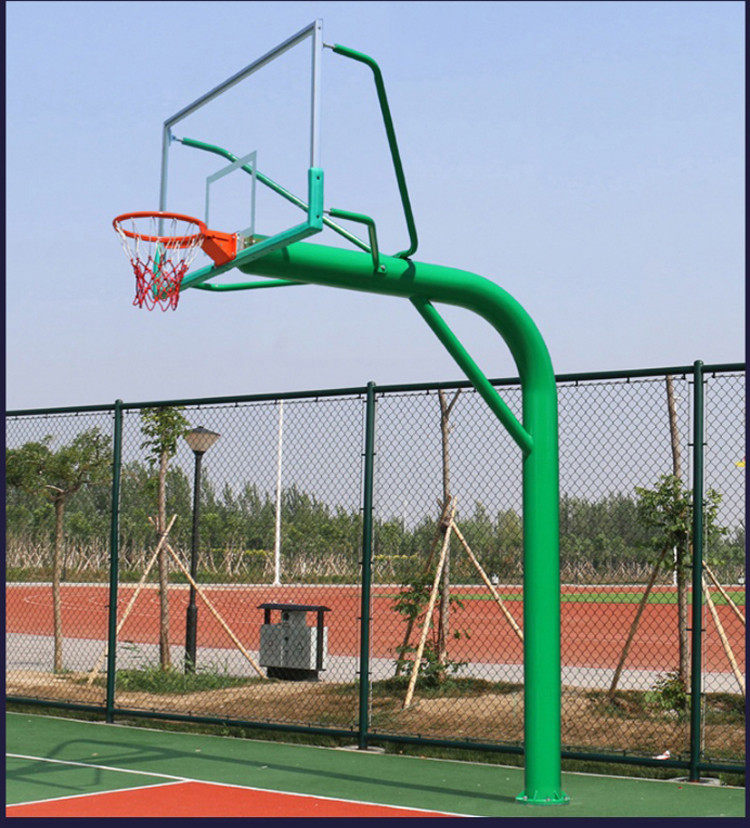 Buried basket ball frame ground buried fixed basket ball frame thick tube standard basket ball holder