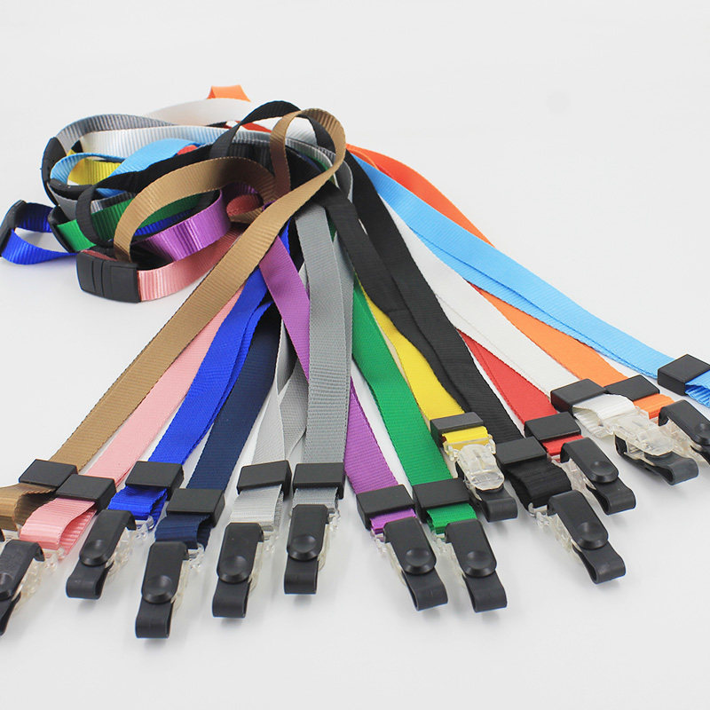 Rip multi-function clip hanging rope safety buckle rope sleeve rope chest card rope work card chest plate 1.5cm