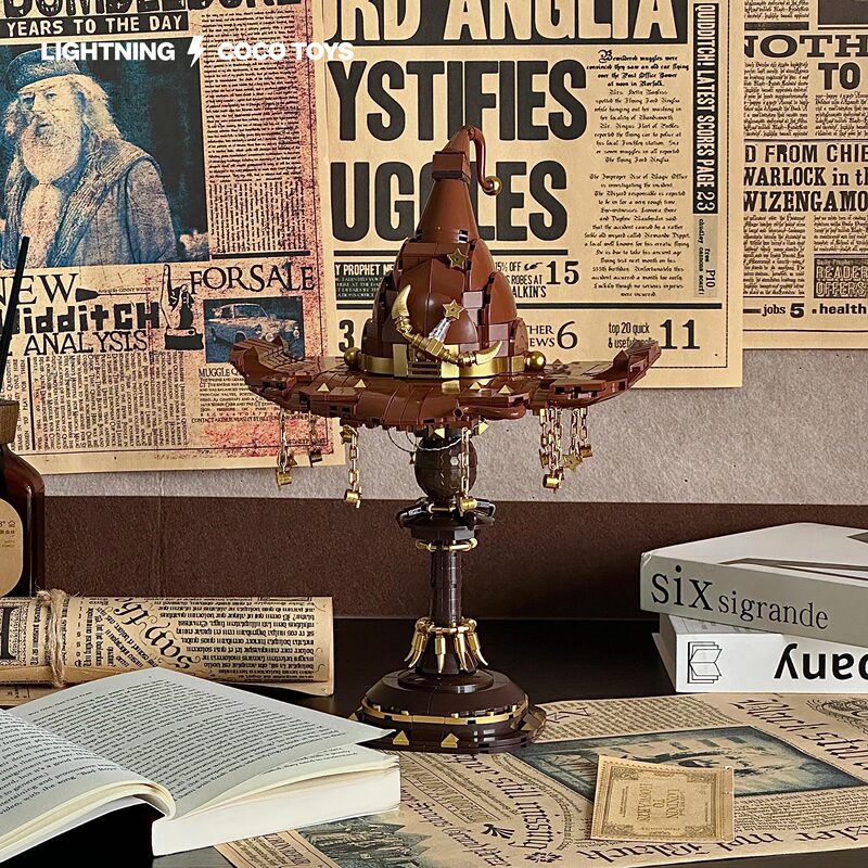 Harry Potter Magic Hat Table Lamp Building Blocks Light DIY Assembly Valentine's Day Gift for Girls High-End Decoration Harry Potter Magic Hat Table Lamp Building Blocks Light DIY Assembly Valentine's Day Gift for Girls High-End Decoration