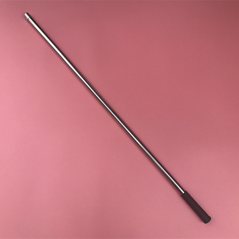 1 m stainless steel single section bar plus coarse 22mm non telescopic integrated lever 8mm screw head rivet reinforcement