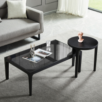 Italian coffee table glass living room minimalist designer child coffee table TV cabinet art simple size combination coffee table