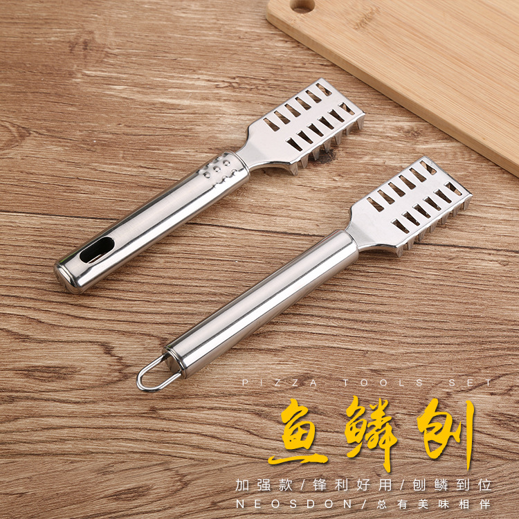 Fish Scale Knife Fish Scale Shaved Stainless Steel Fish Scale Shave Fish Scale Scrape Fish Brush Scrape Fish Scalper scraping fish Divine Instrumental Household