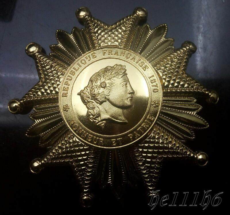 (Museum-level replica) French Order of Honor Astral Cross (two levels optional)