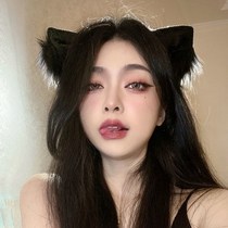  Hand for animal ear emulation Cat Ear Lolita Hair Clip Cute Animal Ears Pair of clip COS Wolf ear foodie