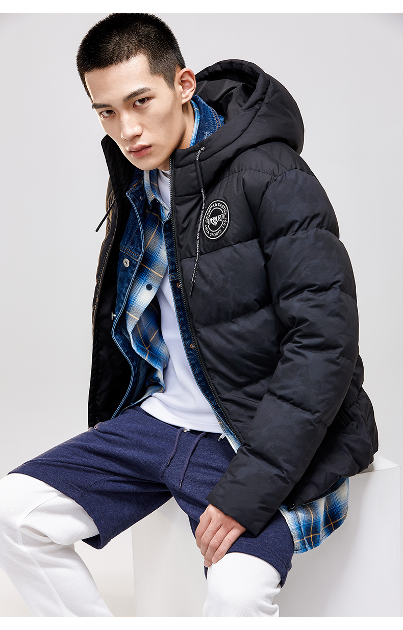 Anta down jacket nam ngắn mỏng 2019 mới chính hãng áo khoác ấm áp thủy triều dày áo khoác nam - Thể thao xuống áo khoác áo phao lông vũ