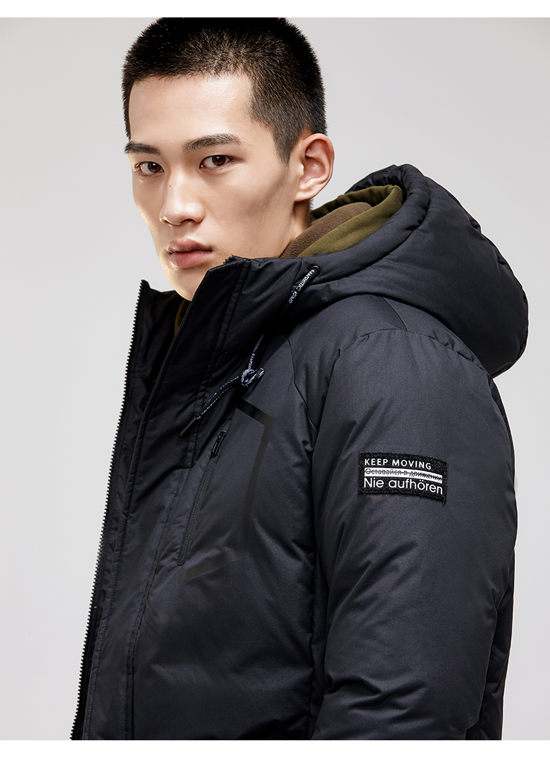 Anta down jacket nam ngắn đoạn sáng phần xuân 2019 mới dày ấm áp ấm áp áo gió áo khoác nam giản dị - Thể thao xuống áo khoác áo phao nữ trung niên
