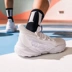 Giày bóng rổ Anta chính thức đích thực 2020 mùa thu trắng thoáng khí để trở nên điên rồ chống mài mòn giày thể thao học sinh chống trượt - Giày bóng rổ