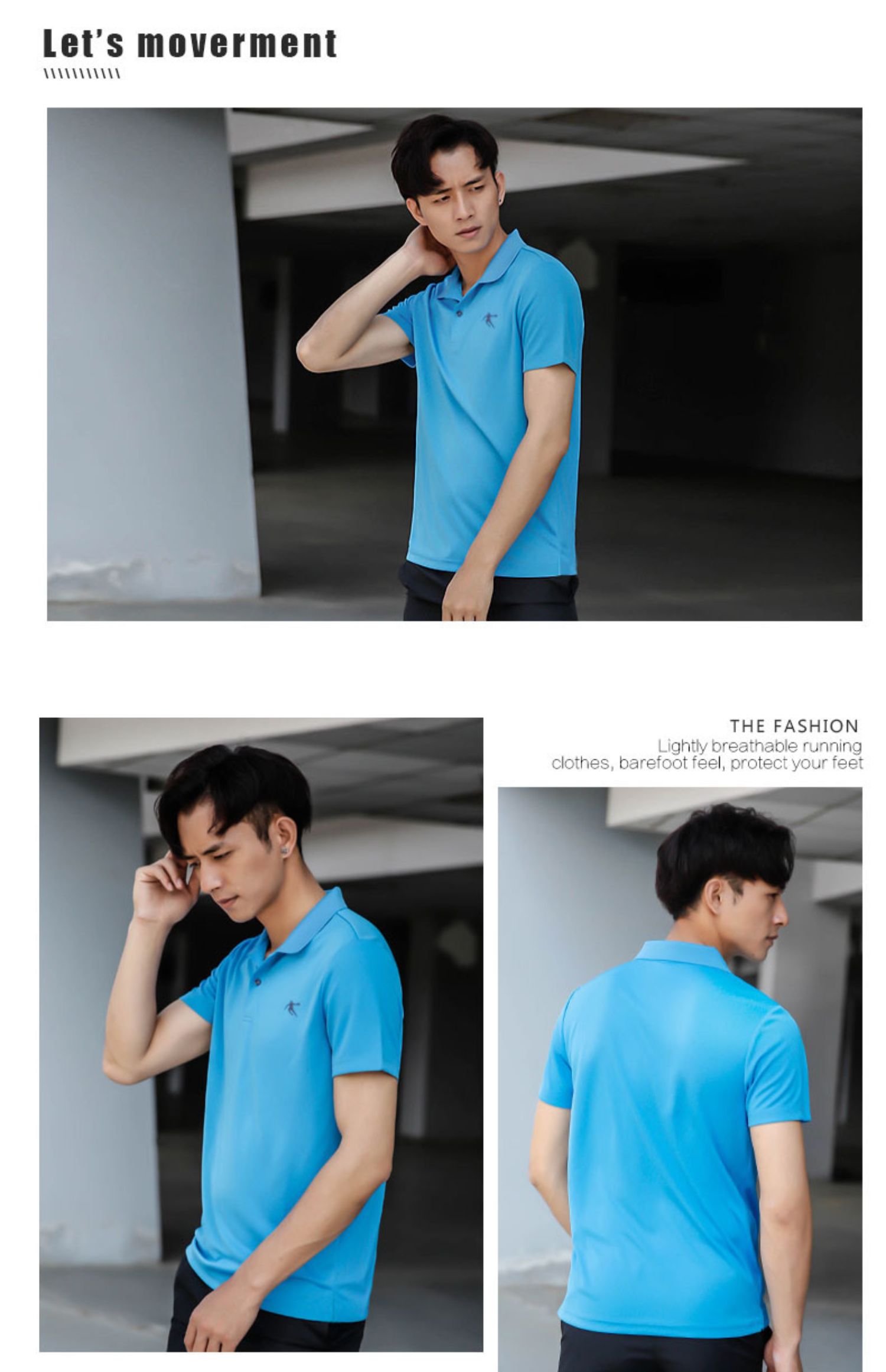Áo thun nam tay ngắn Jordan áo sơ mi POLO rộng 2019 mới mùa hè áo phông trắng thể thao nhanh tay áo nhanh tay - Áo polo thể thao áo polo uniqlo