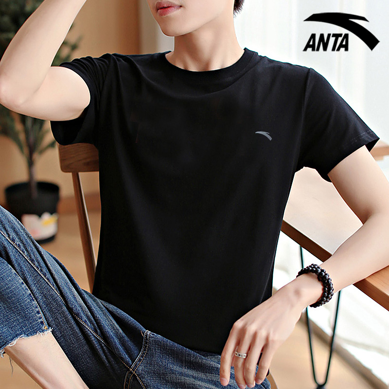 Anta short-sleeved t-shirt men's half-sleeve men's 2021 summer new round neck breathable quick-drying running sportswear T-shirt