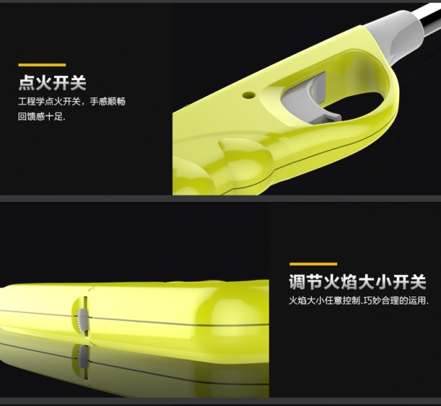 Zhuoye bếp gas gas bếp lửa dữ dội lò lửa dài mở lửa đánh lửa nến nhẹ hơn - Bật lửa các loại bật lửa