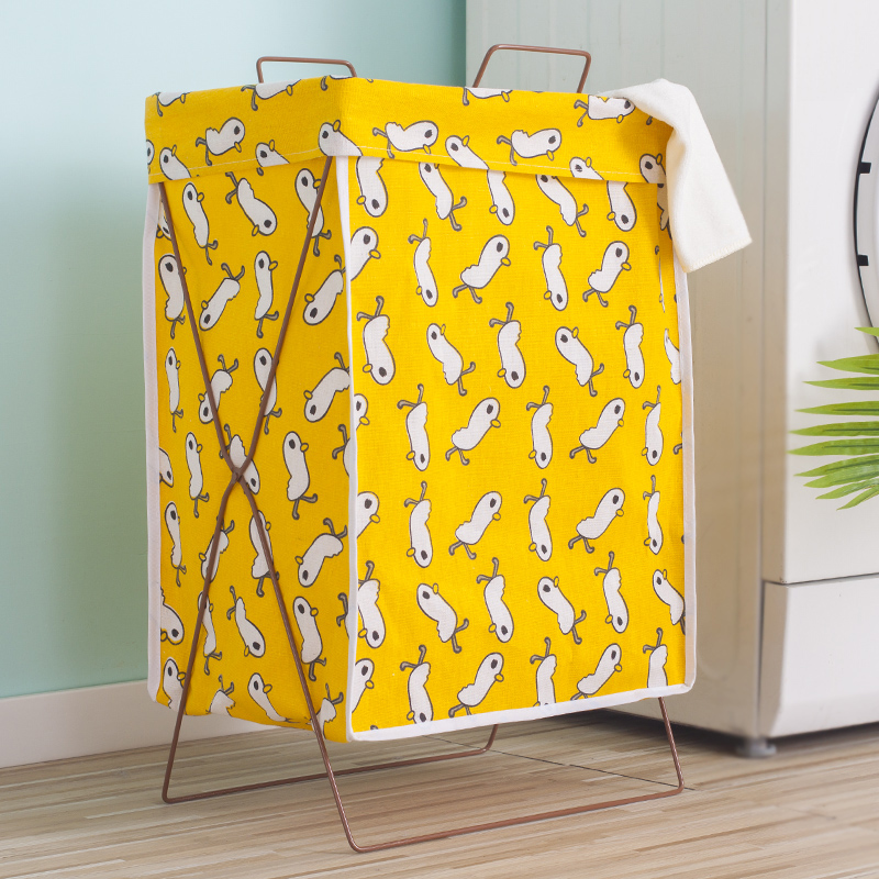 Merman Cotton Linen Laundry Basket Home Folding Cloth Art Big Number of clothing Dirty Clothes Containing basket Nordic Dirty Laundry Basket