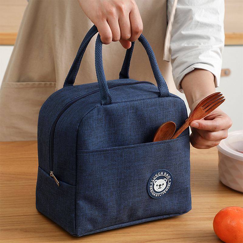 Lunch box bag handbag office worker with rice bag elementary school student lunch box bag handbag bento bag bento bag bento bag insulated bag