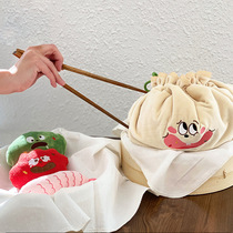 Sniffing Pad Set Ins Korean Style Pet Dog Tibetan Food Sound Toys Plush Dumplings Shaomai Kimchi