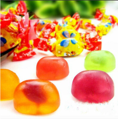 Russian imported candy little bee fruit juice sandwich jelly QQ sugar a variety of flavors delicious snacks