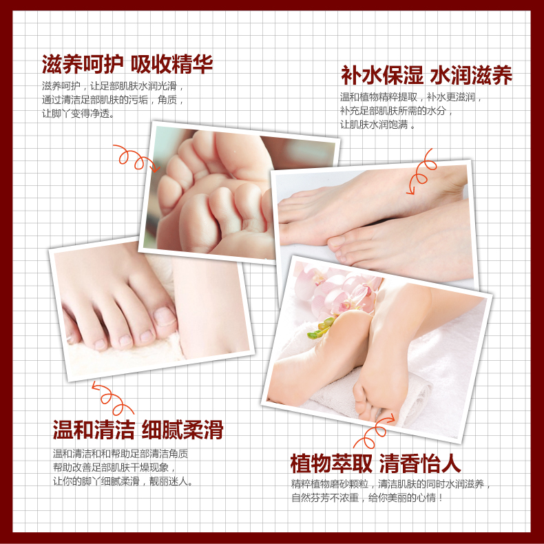 Đích thực Chà Kem Tẩy Tế Bào Chết Tay & Chăm Sóc Bàn Chân Giữ Ẩm Tẩy Tế Bào Chết Daddy Khô Lột Làm Trắng Mặt Nạ Chân dưỡng da chân