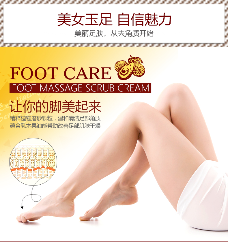 Đích thực Chà Kem Tẩy Tế Bào Chết Tay & Chăm Sóc Bàn Chân Giữ Ẩm Tẩy Tế Bào Chết Daddy Khô Lột Làm Trắng Mặt Nạ Chân dưỡng da chân